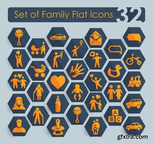 Icons & Stickers 3 - 25xEPS