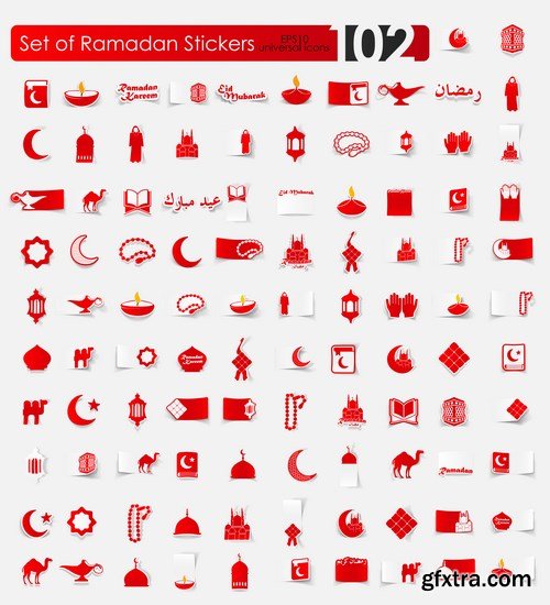 Icons & Stickers 3 - 25xEPS