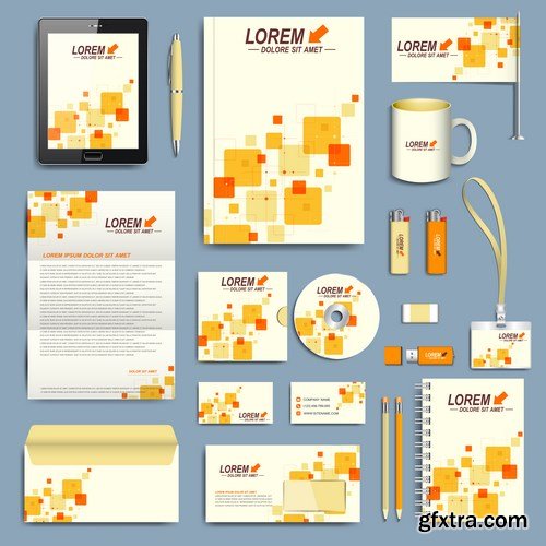 Modern Set of Brochures , Flyer, Booklet, Cover or Annual Report - 25xEPS