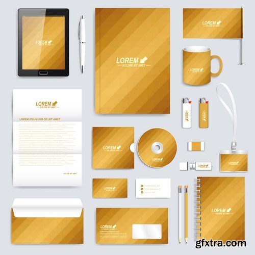 Modern Set of Brochures , Flyer, Booklet, Cover or Annual Report - 25xEPS