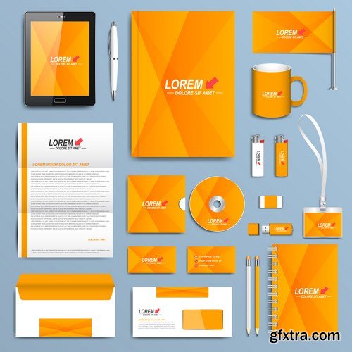 Modern Set of Brochures , Flyer, Booklet, Cover or Annual Report - 25xEPS