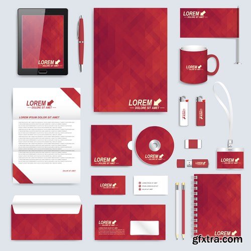 Modern Set of Brochures , Flyer, Booklet, Cover or Annual Report - 25xEPS