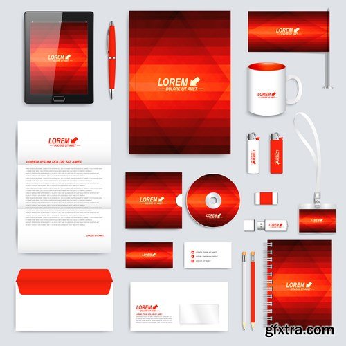 Modern Set of Brochures , Flyer, Booklet, Cover or Annual Report - 25xEPS