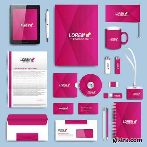 Modern Set of Brochures , Flyer, Booklet, Cover or Annual Report - 25xEPS