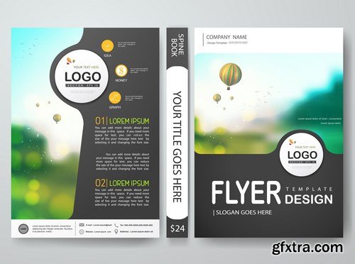 Modern Flyers, Brochure & Magazine Cover 2 - 22xEPS