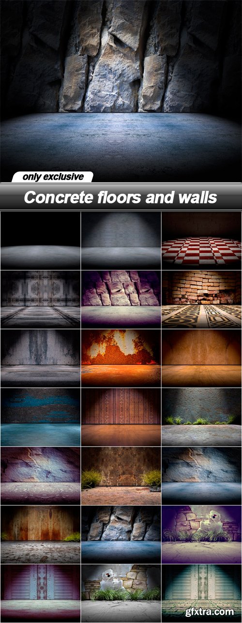 Concrete floors and walls - 21 UHQ JPEG