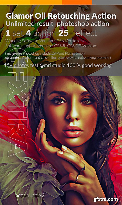 GraphicRiver - Glamour Oil Retouching Photoshop Action 15884950