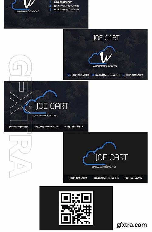 Corporate Business Card Wirecloud 2629