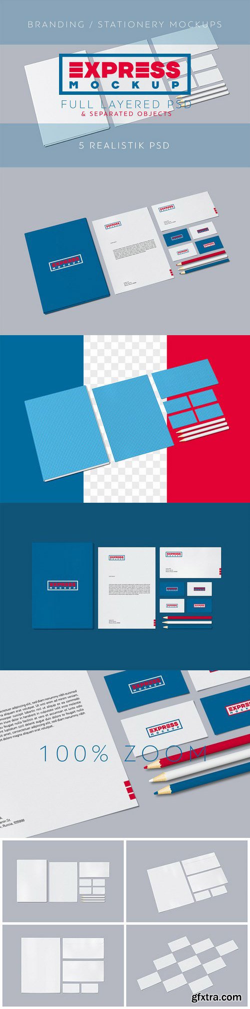 CM - Express Branding/Stationery Mockups 654681