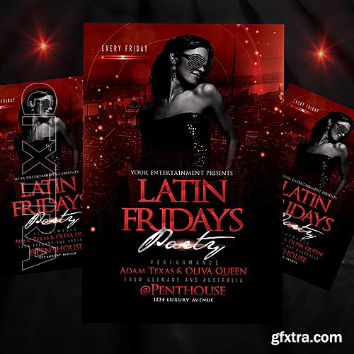 Latin Fridays Flyer