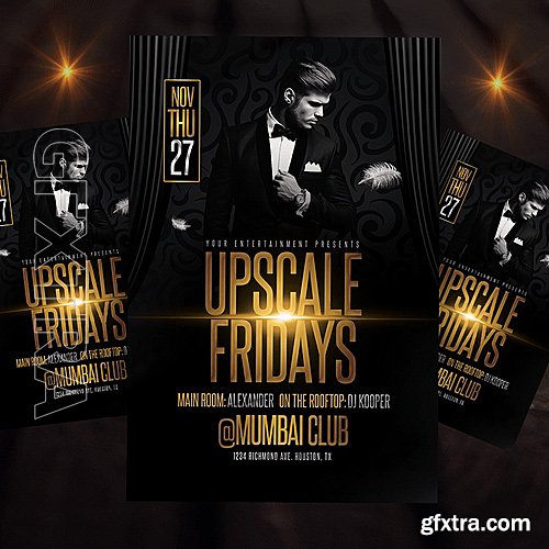 Upscale Fridays Flyer