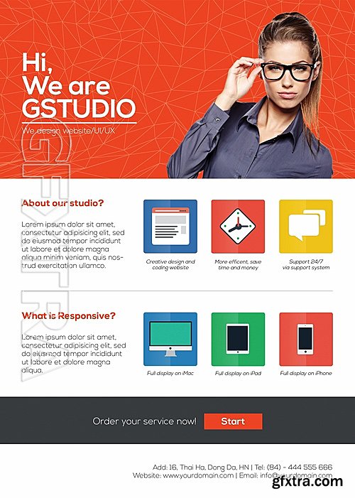 Web Studio Flyer