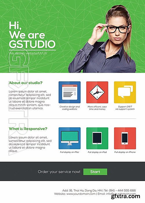 Web Studio Flyer