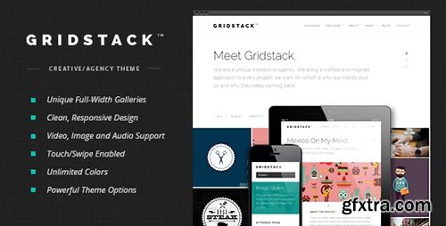 ThemeForest - GridStack v1.3.4 - Responsive Agency WordPress Theme - 5397835