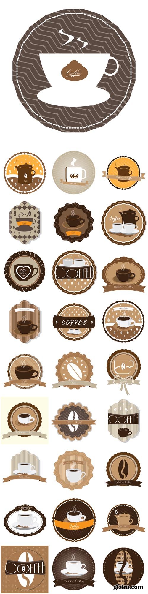 Vector Set - Coffee Banners