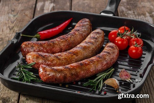 Sausage grill-7xJPEGs