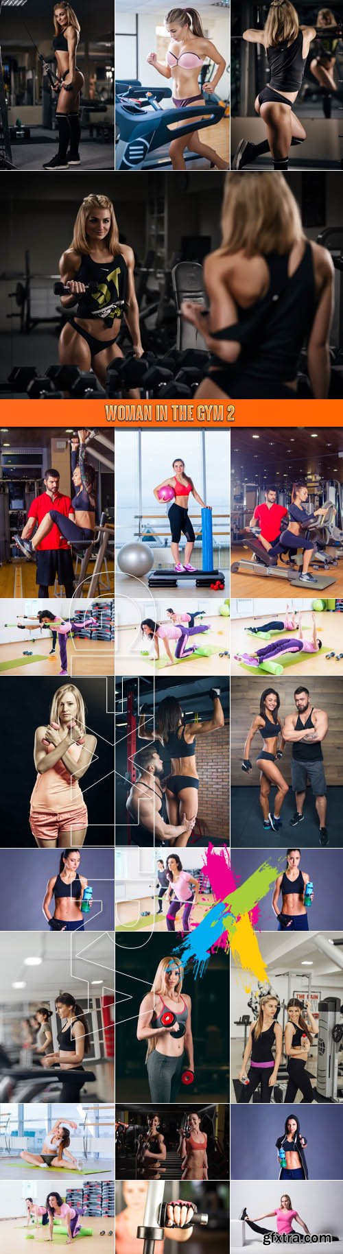 Woman in the gym 2 - Stock Photos