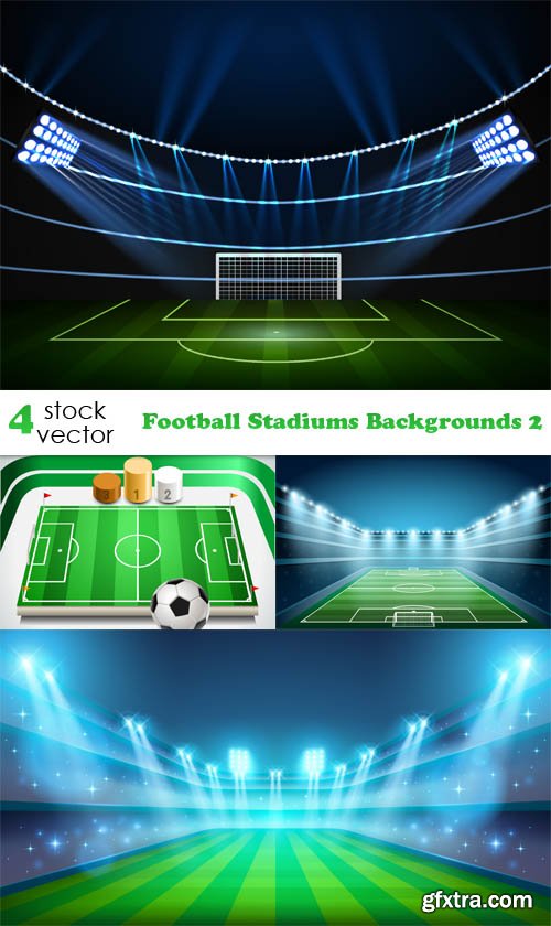 Vectors - Football Stadiums Backgrounds 2