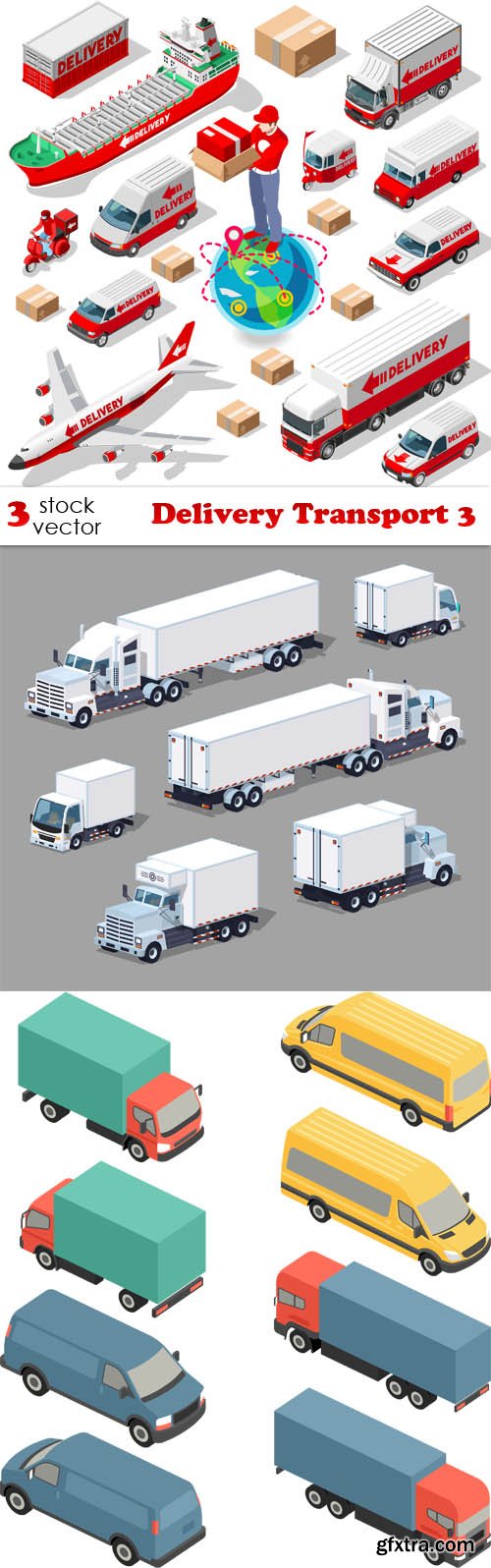 Vectors - Delivery Transport 3