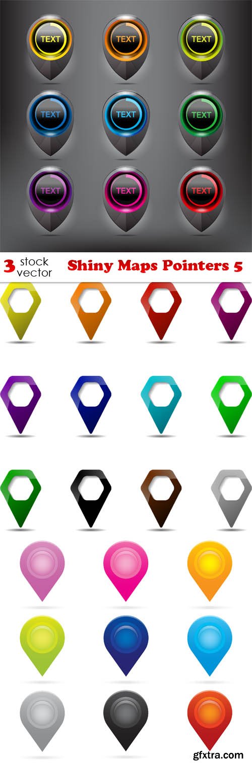 Vectors - Shiny Maps Pointers 5
