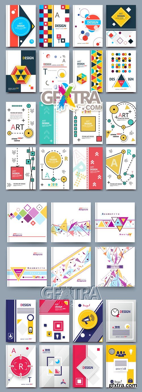 Art Business Templates Vector 2