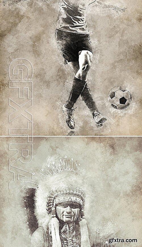 GraphicRiver - Vintage Photoshop Action 15838382