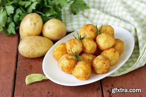 Fried potato balls-6xJPEGs