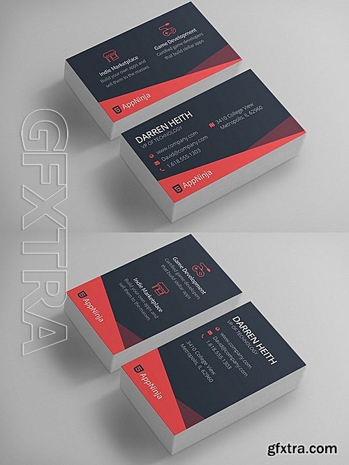 CM - Sleek Business Card Template 660327