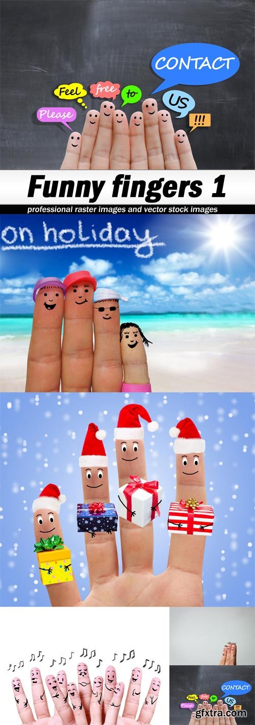 Funny fingers 1-5xJPEGs