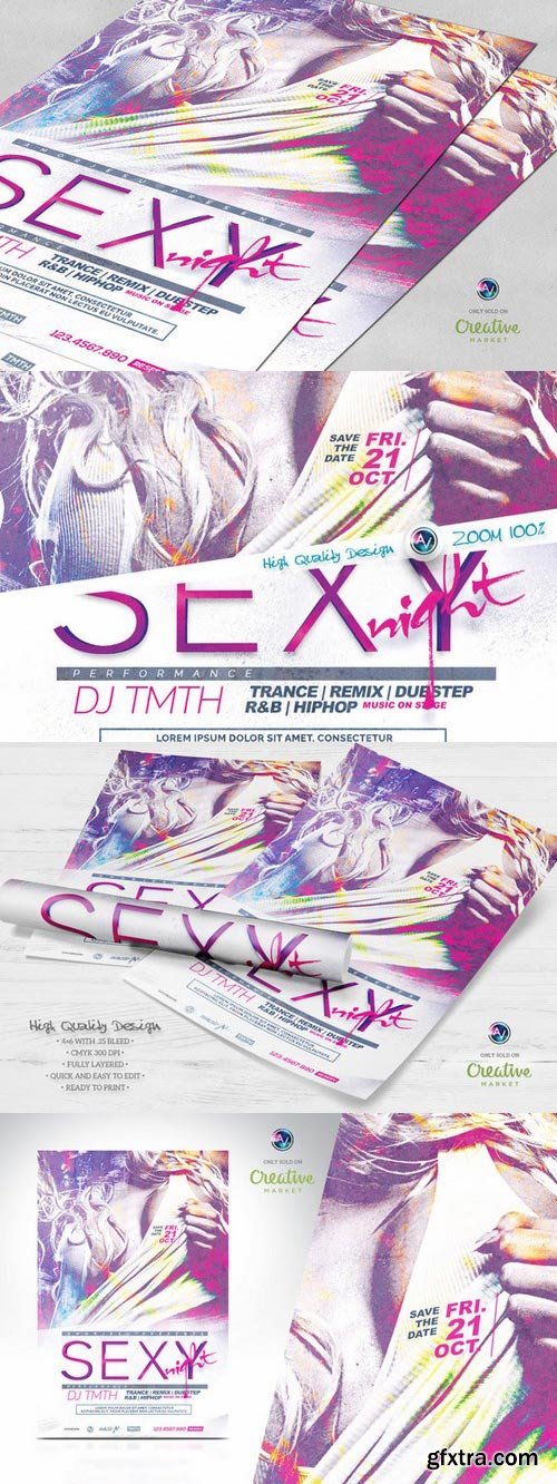 CM - Sexy Night Flyer Template 341019