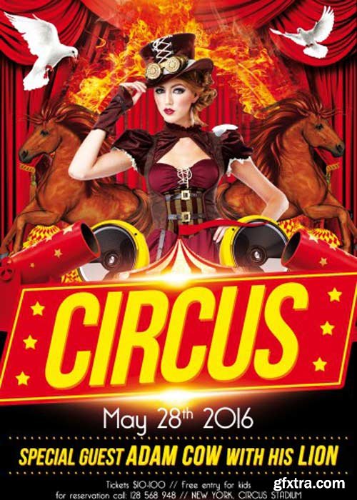 Circuse PSD Flyer Template