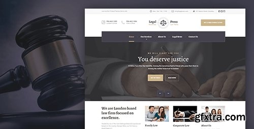 ThemeForest - LegalPress v1.1.3 - Law, Attorney, Insurance, Legal Theme - 12389860