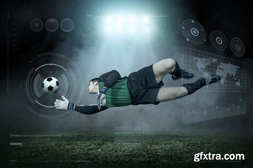 Football goalkeeper 8X JPEG