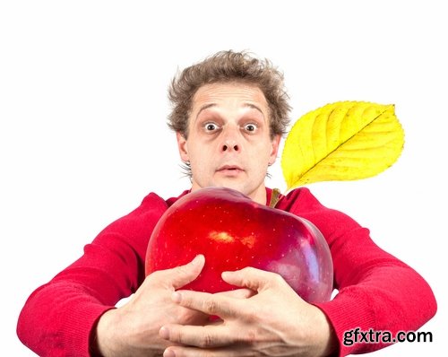 Collection of people man eating apple fruit vitamin benefits 25 HQ Jpeg