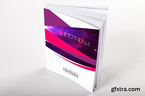 Softcover Trade Book PSD Mockup 03