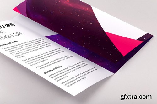 Legal Trifold Brochure PSD Mockup 01