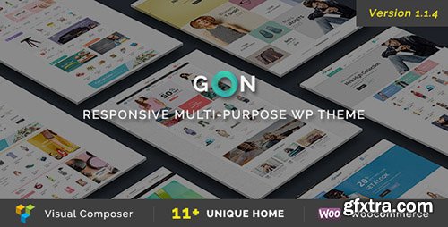 ThemeForest - Gon v1.1.4 - Responsive Multi-Purpose WordPress Theme - 13573615