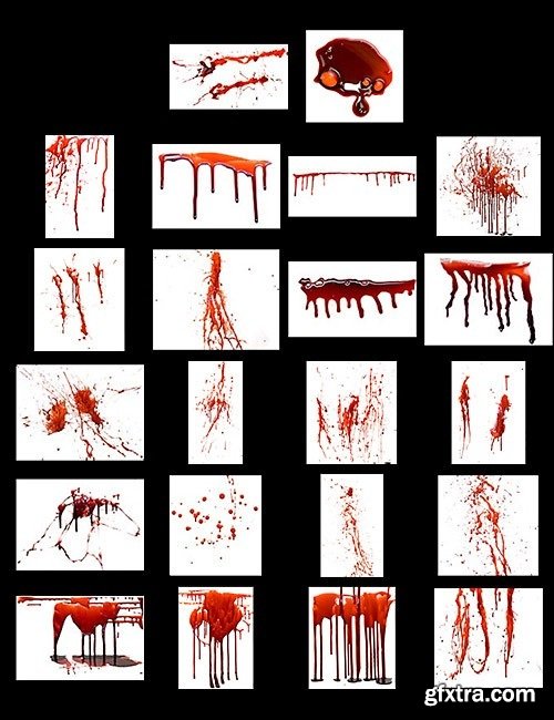 Ron's Blood Photoshop Brushes