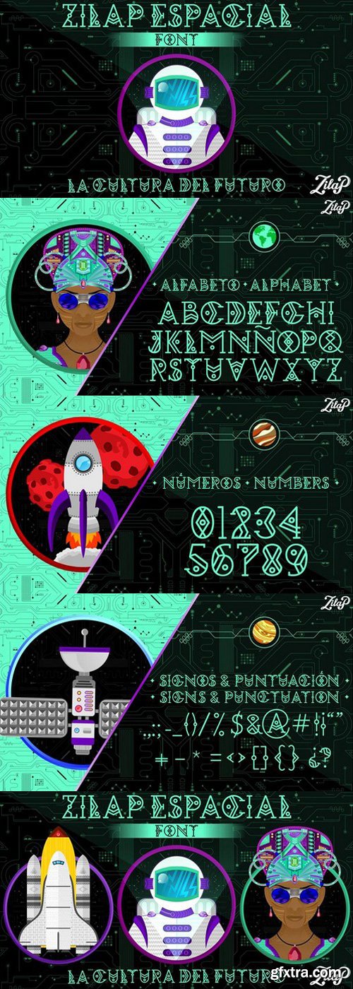 Zilap Espacial Font