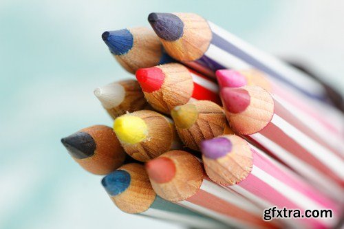 Colour Pencils - 11 x JPEGs