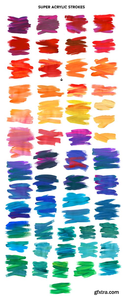 CM 314615 - 70 Acrylic Vector Strokes