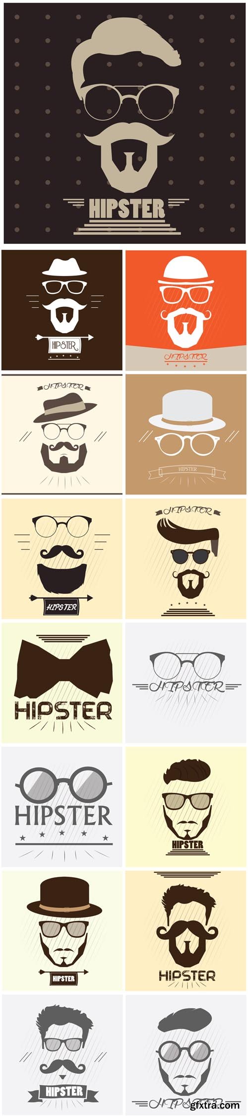 Vector Set - Hipster Icons