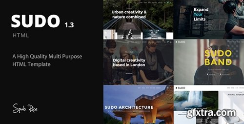 ThemeForest - Sudo v1.3 - High Quality Multipurpose HTML template - 14930410