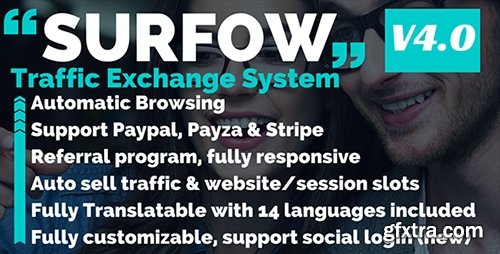 CodeCanyon - Surfow v4.0.1 - Traffic Exchange System - 13557358