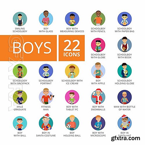 CM - Boys Icons Set 661850