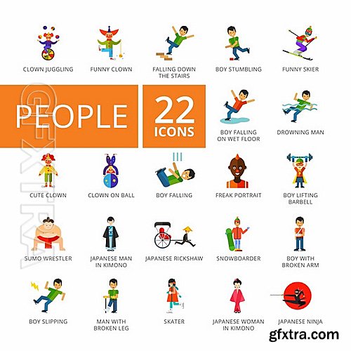 CM - People Icons Set 661876