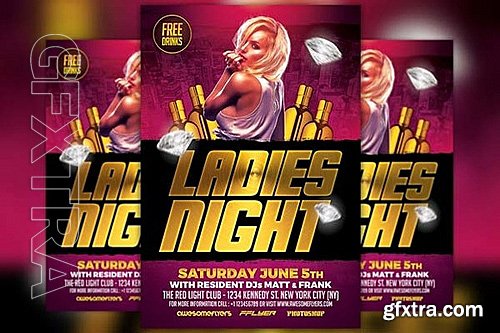 CM - Ladies Night Flyer Template 662060