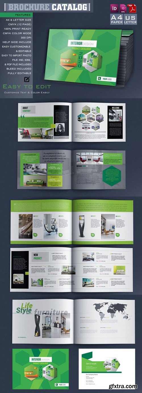 CM - Interior Brochure Catalog Template 668829