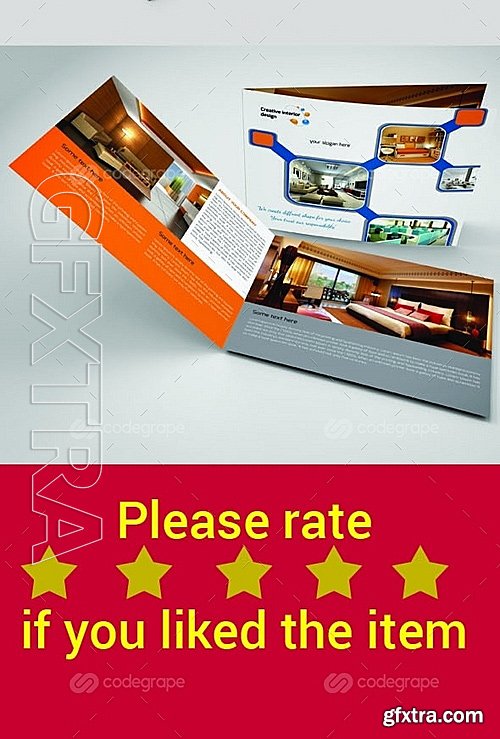 Creative Interior Bi Fold Brochure 6313