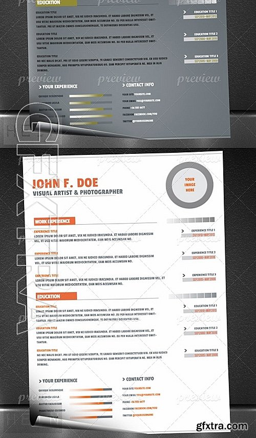 Minimal Resume or Cv Bundle 2296